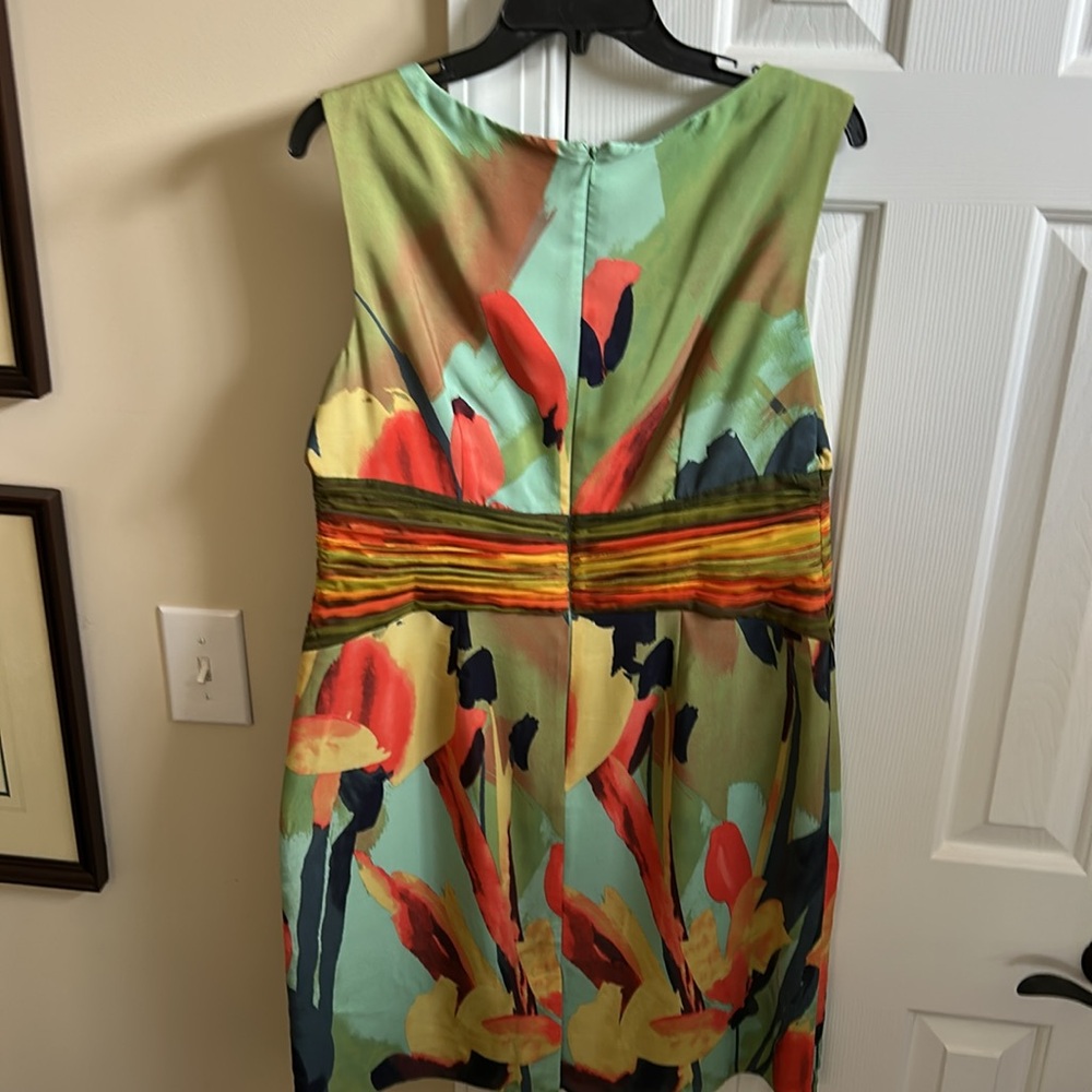Floral Sleeveless Dress - Multicolor - Picture 2 of 4